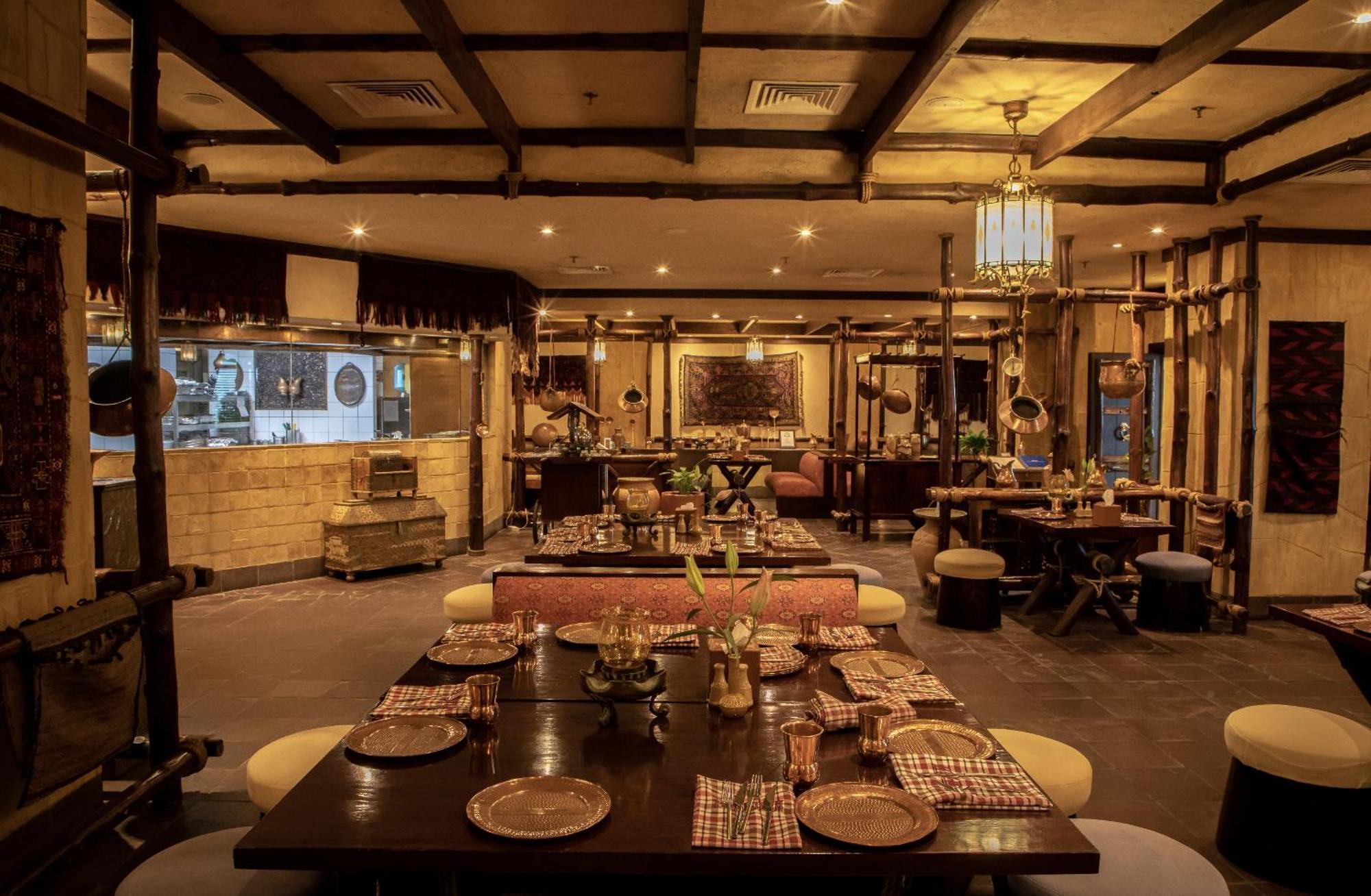 Ajman Hotel & Villas By Blazon Hotels Exterior foto The interior of the restaurant